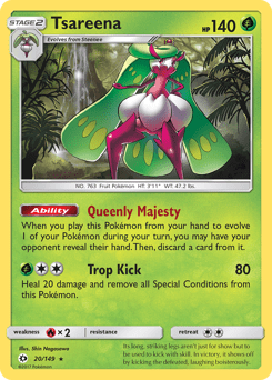 Tsareena #20 from Sun & Moon