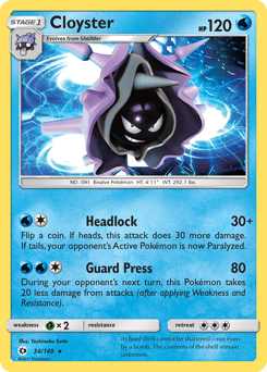 Cloyster #34 from Sun & Moon