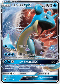 Lapras-GX #35 from Sun & Moon