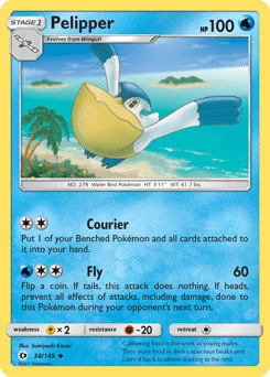 Pelipper #38 from Sun & Moon