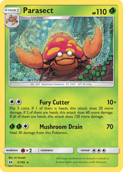 Parasect #5 from Sun & Moon