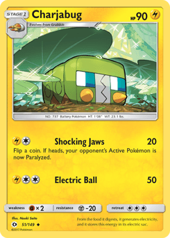 Charjabug #51 from Sun & Moon