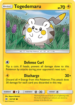 Togedemaru #53 from Sun & Moon