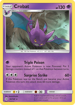 Crobat #56 from Sun & Moon