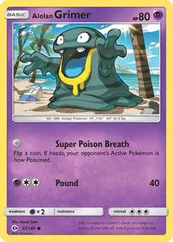 Alolan Grimer #57 from Sun & Moon