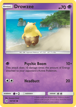 Drowzee #59 from Sun & Moon