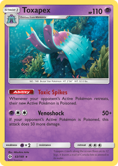 Toxapex #63 from Sun & Moon