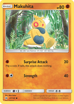 Makuhita #67 from Sun & Moon