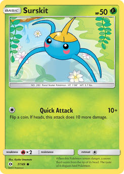 Surskit #7 from Sun & Moon
