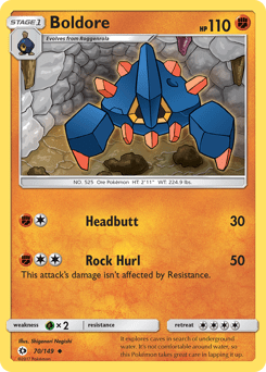 Boldore #70 from Sun & Moon