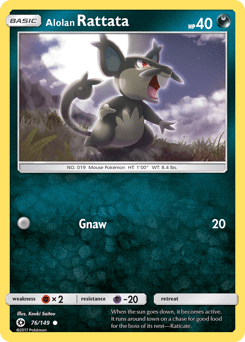 Alolan Rattata #76 from Sun & Moon