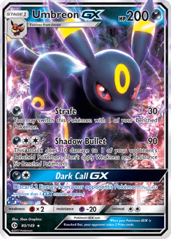 Umbreon-GX #80 from Sun & Moon