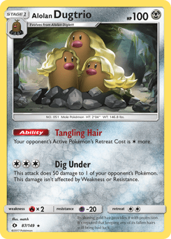 Alolan Dugtrio #87 by match