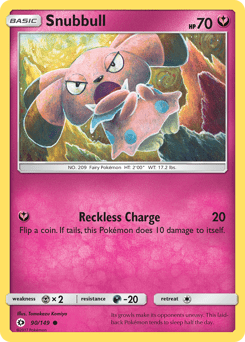 Snubbull #90 from Sun & Moon