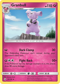 Granbull #91 from Sun & Moon