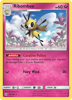 Ribombee #93 from Sun & Moon