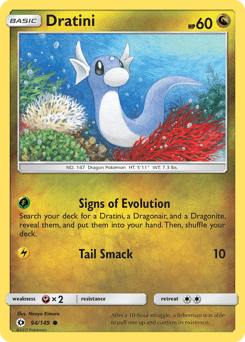 Dratini #94 from Sun & Moon