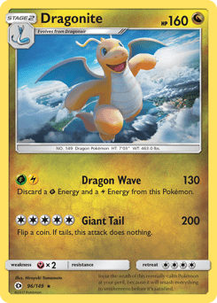 Dragonite #96 from Sun & Moon