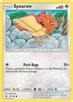 Spearow #97 from Sun & Moon