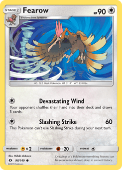 Fearow #98 from Sun & Moon