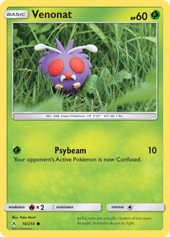 Venonat #10 from Unbroken Bonds