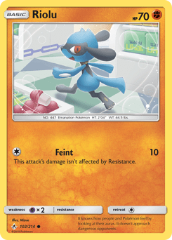Riolu #102 from Unbroken Bonds
