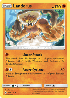 Landorus #103 from Unbroken Bonds