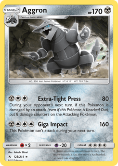 Aggron #125 from Unbroken Bonds