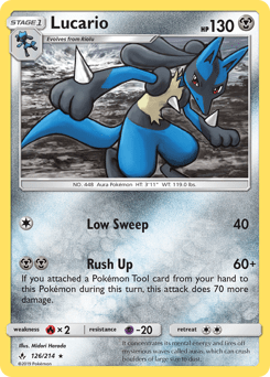 Lucario #126 from Unbroken Bonds