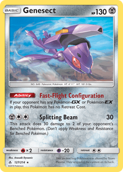 Genesect #127 from Unbroken Bonds