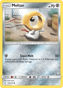 Meltan #128 from Unbroken Bonds