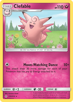 Clefable #133 from Unbroken Bonds