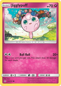 Jigglypuff #134 from Unbroken Bonds