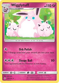 Wigglytuff #135 from Unbroken Bonds