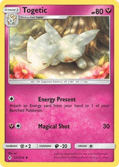 Togetic #137 from Unbroken Bonds