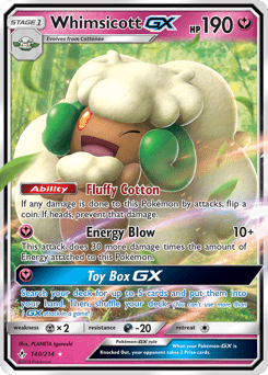 Whimsicott-GX #140 from Unbroken Bonds