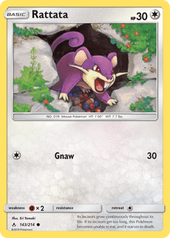 Rattata #143 from Unbroken Bonds