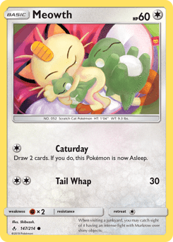 Meowth #147 from Unbroken Bonds