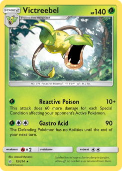 Victreebel #15 from Unbroken Bonds