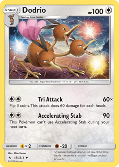 Dodrio #151 from Unbroken Bonds