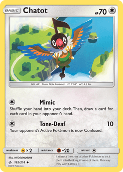 Chatot #162 from Unbroken Bonds