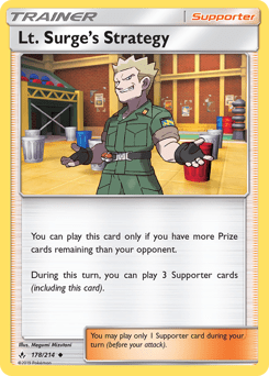 Lt. Surge's Strategy #178 from Unbroken Bonds