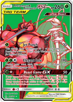 Pheromosa & Buzzwole-GX #191 from Unbroken Bonds