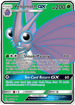 Venomoth-GX #193 from Unbroken Bonds