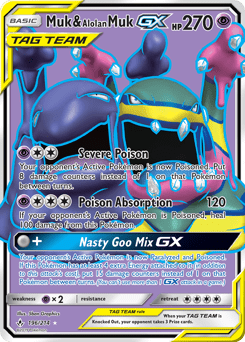 Muk & Alolan Muk-GX #196 from Unbroken Bonds