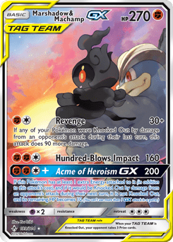 Marshadow & Machamp-GX #199 from Unbroken Bonds