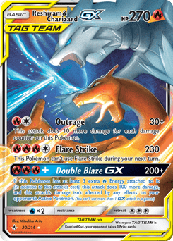 Reshiram & Charizard-GX #20 from Unbroken Bonds