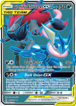 Greninja & Zoroark-GX #200 from Unbroken Bonds