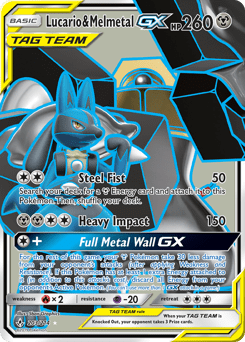 Lucario & Melmetal-GX #203 from Unbroken Bonds
