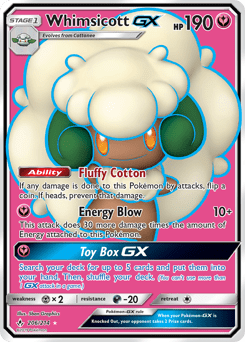 Whimsicott-GX #206 from Unbroken Bonds